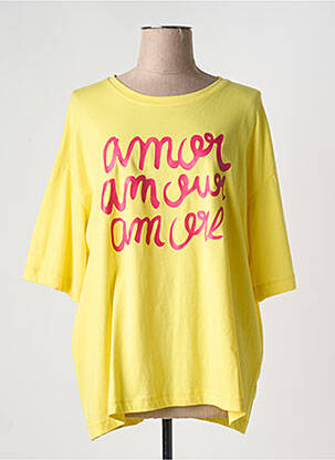T-shirt jaune WIYA femme
