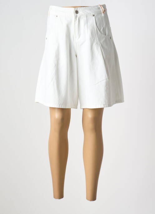 Bermuda blanc GIOYA & CO pour femme