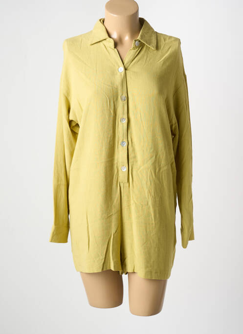 Combishort vert ELENA Z pour femme