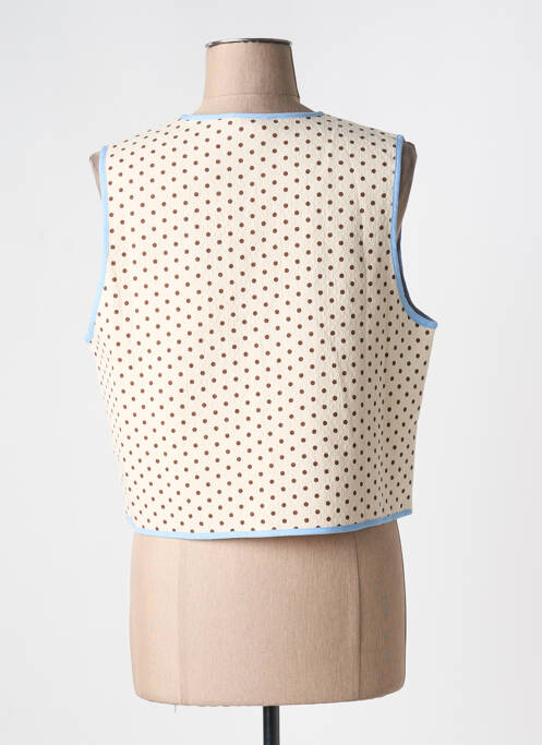 Gilet sans manche bleu JOHANNA PARIS pour femme