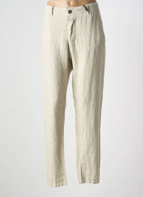 Pantalon chino beige BANDITAS FROM MARSEILLE pour femme