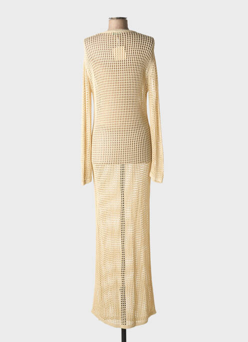 Robe longue beige THE CORNER pour femme