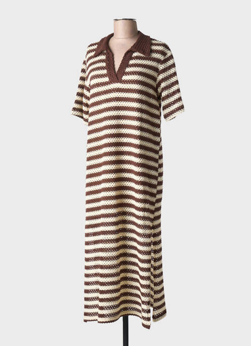 Robe longue marron BANDITAS FROM MARSEILLE pour femme