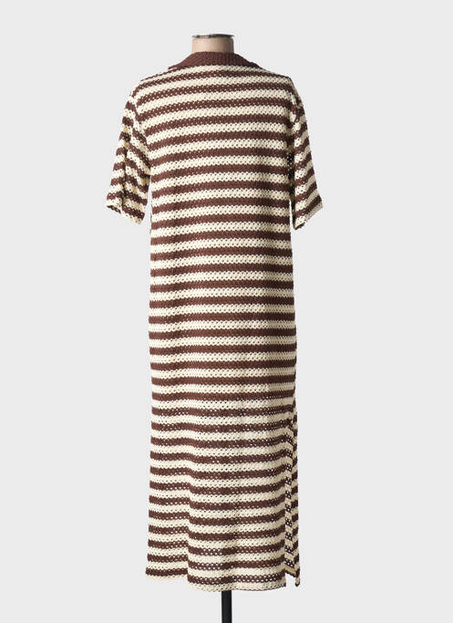 Robe longue marron BANDITAS FROM MARSEILLE pour femme