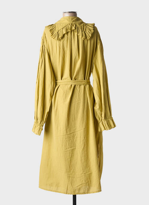 Robe mi-longue vert JOHANNA PARIS pour femme