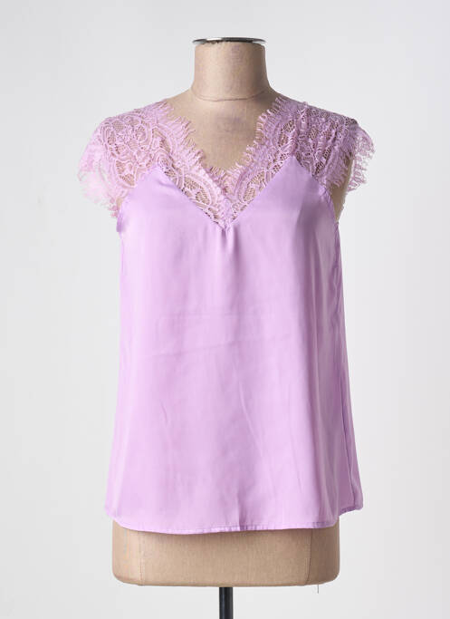 Top violet EXQUISS'S pour femme