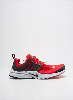 Baskets bout rond bout rond rouge NIKE unisexe