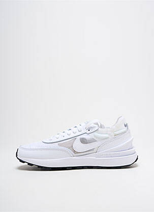 Baskets bout rond talon plat jusqu'à 3cm blanc NIKE femme