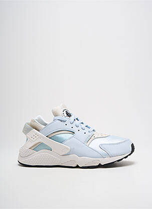 Baskets tissage satiné talon de 4 à 6cm bleu NIKE femme