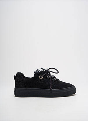 Baskets tissage tissage pailleté talon plat jusqu'à 3cm noir ARMISTICE femme