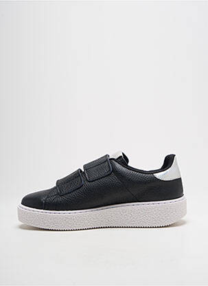 Baskets matière lisse talon plat jusqu'à 3cm noir VICTORIA femme