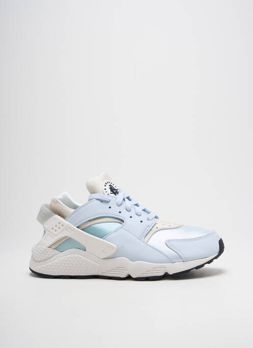 Baskets tissage satiné talon de 4 à 6cm bleu NIKE femme
