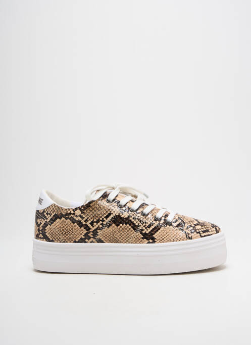 Baskets beige NO NAME femme