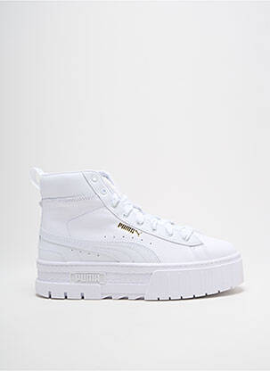 Baskets plateforme talon de 4 à 6cm blanc PUMA femme