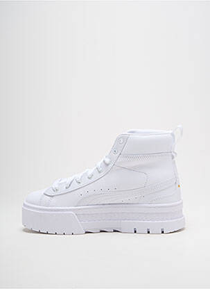 Baskets plateforme talon de 4 à 6cm blanc PUMA femme