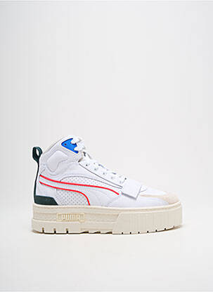 Baskets bout rond bout rond blanc PUMA unisexe