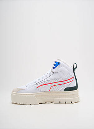 Baskets bout rond bout rond blanc PUMA unisexe