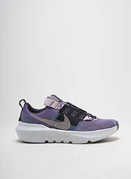 Baskets bout rond talon de 4 à 6cm violet NIKE femme