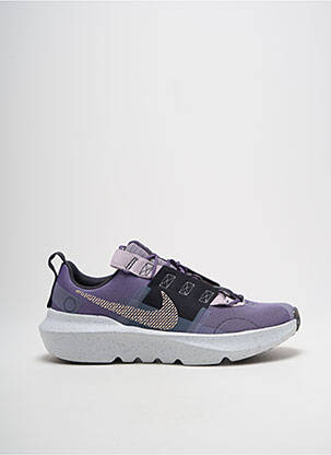 Baskets bout rond talon de 4 à 6cm violet NIKE femme