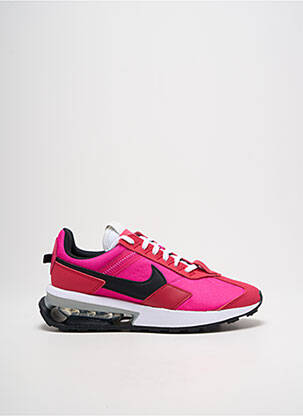 Baskets bout rond talon de 4 à 6cm rose NIKE femme