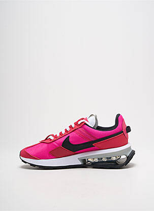 Baskets bout rond talon de 4 à 6cm rose NIKE femme