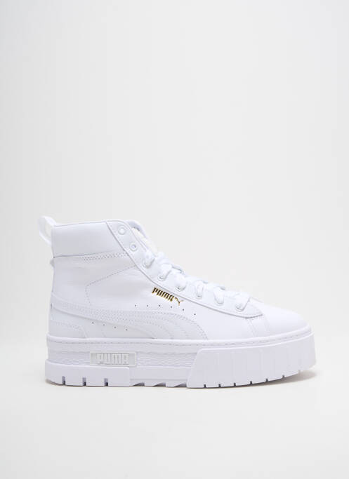 Baskets plateforme talon de 4 à 6cm blanc PUMA femme