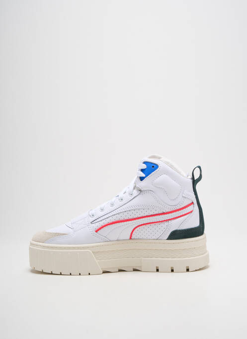 Baskets bout rond bout rond blanc PUMA unisexe