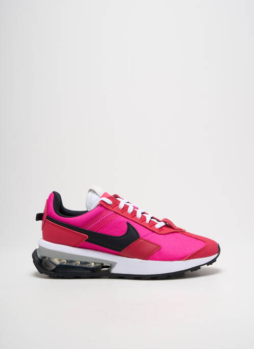 Baskets bout rond talon de 4 à 6cm rose NIKE femme
