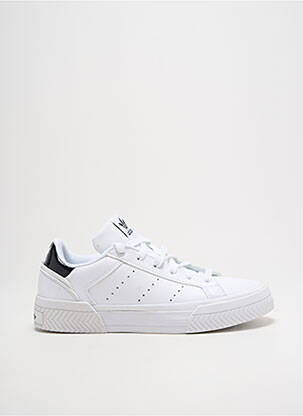 Baskets bout rond talon plat jusqu'à 3cm blanc ADIDAS femme
