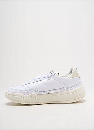 Baskets bout rond talon de 4 à 6cm blanc ADIDAS femme