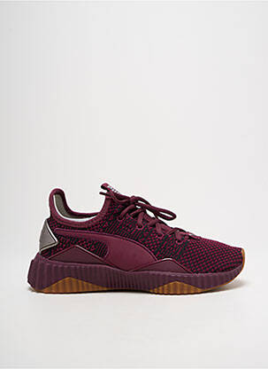 Baskets bout rond talon de 4 à 6cm violet PUMA femme