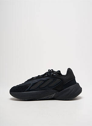 Baskets tissage satiné talon de 4 à 6cm noir ADIDAS femme