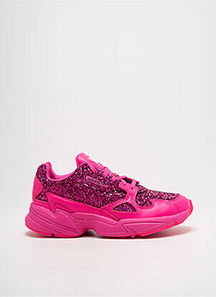 Baskets tissage tissage pailleté talon de 4 à 6cm rose ADIDAS femme