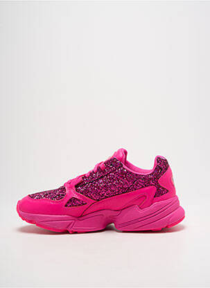 Baskets tissage tissage pailleté talon de 4 à 6cm rose ADIDAS femme