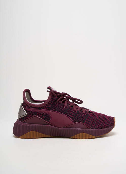 Baskets bout rond talon de 4 à 6cm violet PUMA femme