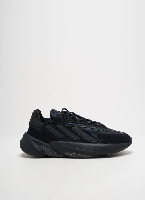 Baskets tissage satiné talon de 4 à 6cm noir ADIDAS femme