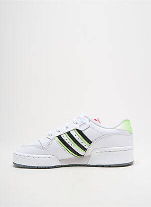 Baskets semelle amovible talon plat jusqu'à 3cm blanc ADIDAS femme