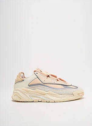 Baskets bout rond talon plat jusqu'à 3cm beige ADIDAS femme