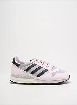 Baskets bout rond talon plat jusqu'à 3cm rose ADIDAS femme