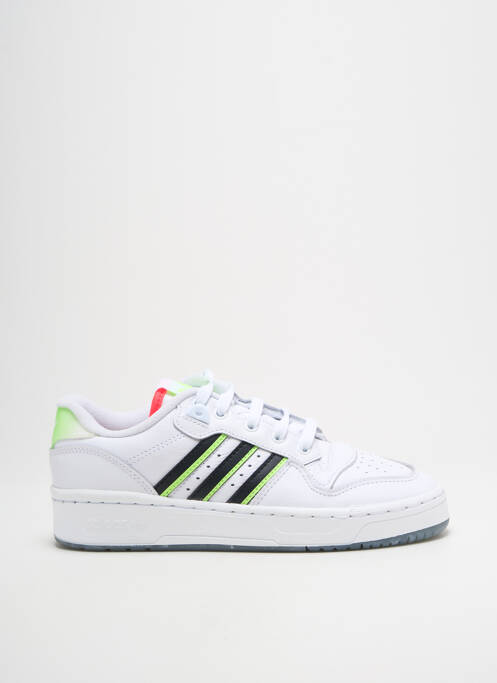 Baskets semelle amovible talon plat jusqu'à 3cm blanc ADIDAS femme