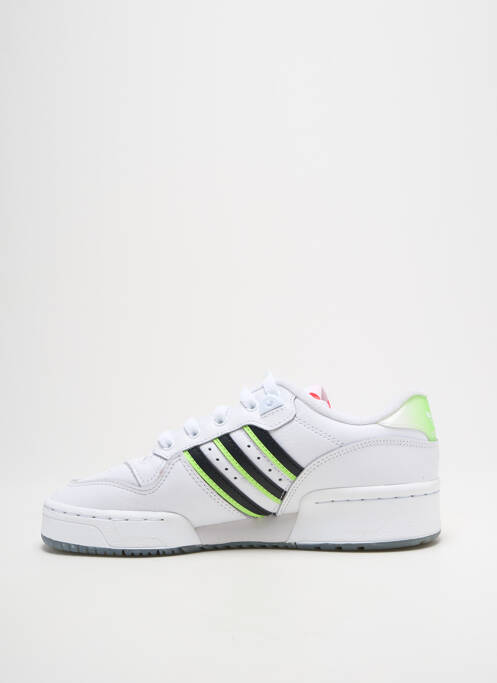 Baskets semelle amovible talon plat jusqu'à 3cm blanc ADIDAS femme