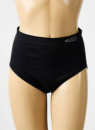 Culotte haute micro fibres noir STV femme