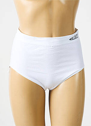 Culotte haute micro fibres blanc STV femme