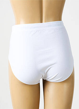 Culotte haute micro fibres blanc STV femme