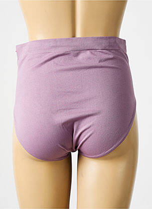 Culotte haute micro fibres violet STV femme