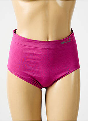 Culotte haute micro fibres violet STV femme