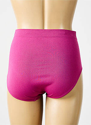Culotte haute micro fibres violet STV femme