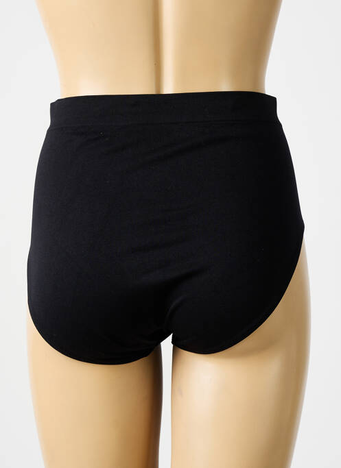 Culotte haute micro fibres noir STV femme