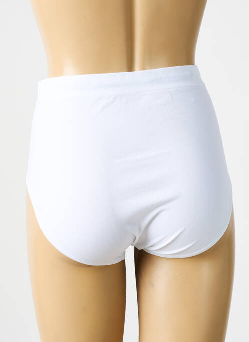 Culotte haute micro fibres blanc STV femme