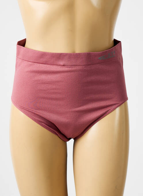 Culotte haute micro fibres rose STV femme